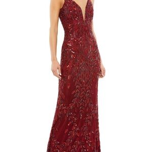 Elegant Red Evening Gown